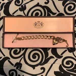 Juicy Couture Banner Heart Starter Bracelet